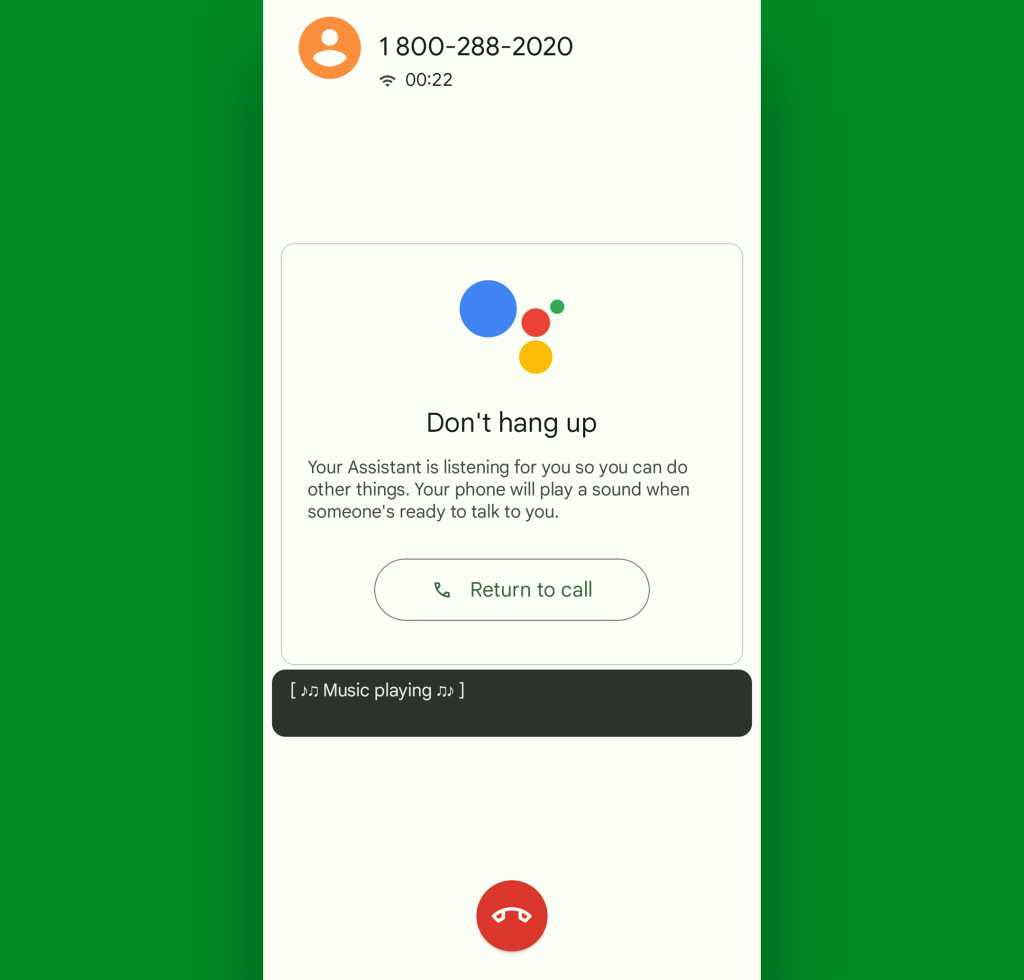 Google Pixel calling features: Hold For Me in action