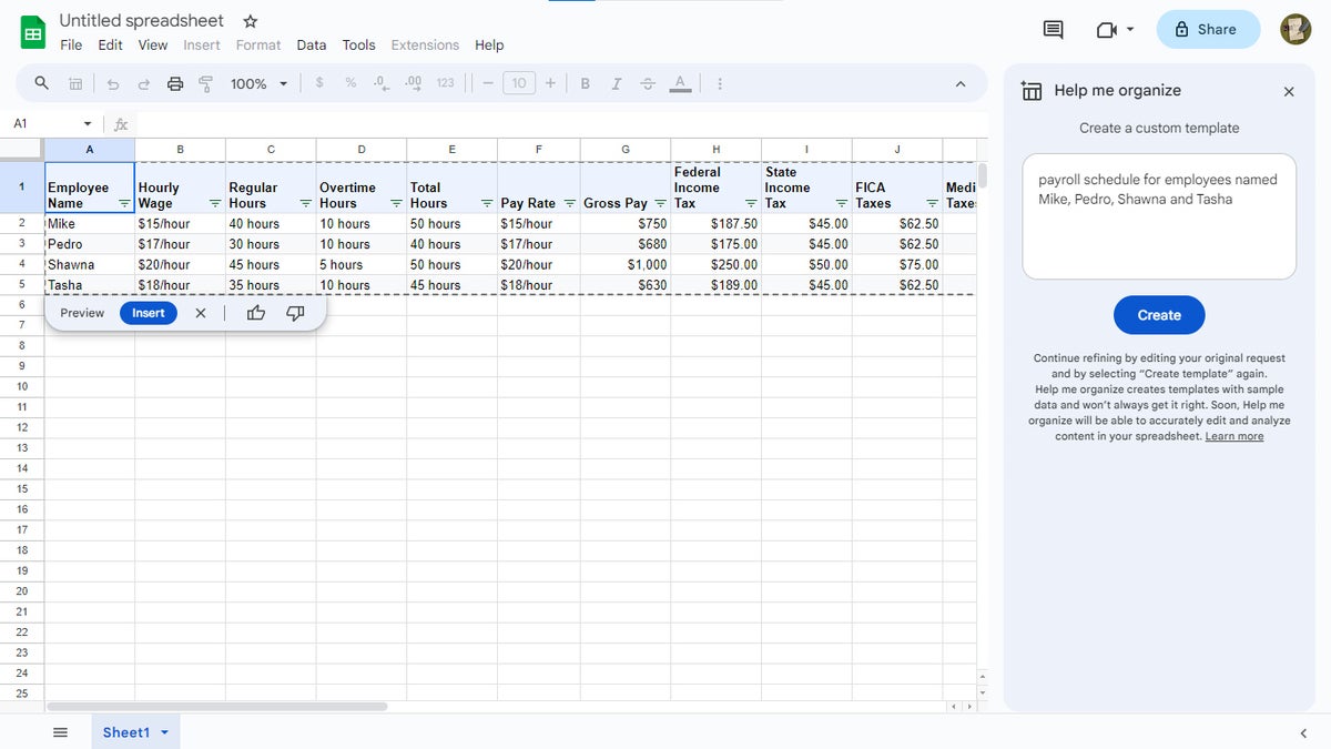 google sheets helpmeorg 05 prompt with specifics